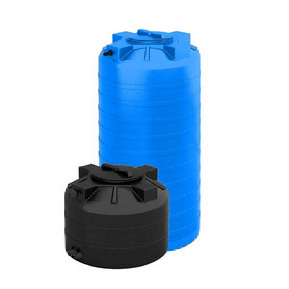 Бак для воды AQUATECH АТV 500 BW (цилиндрич./сине-белый/с поплавком)