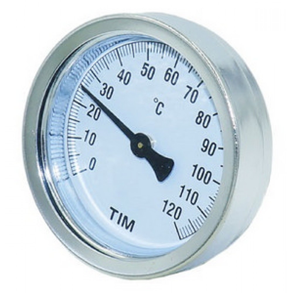 Термометр накладной с пружиной 0-120C° TIM (50)
