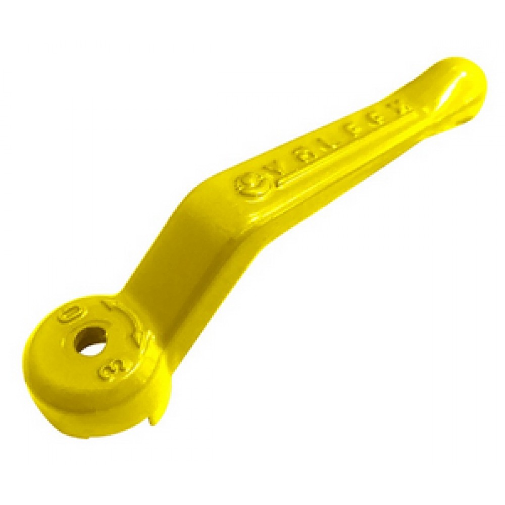 Ручка для крана шарового Ø40х50 рычаг желтый VALFEX
