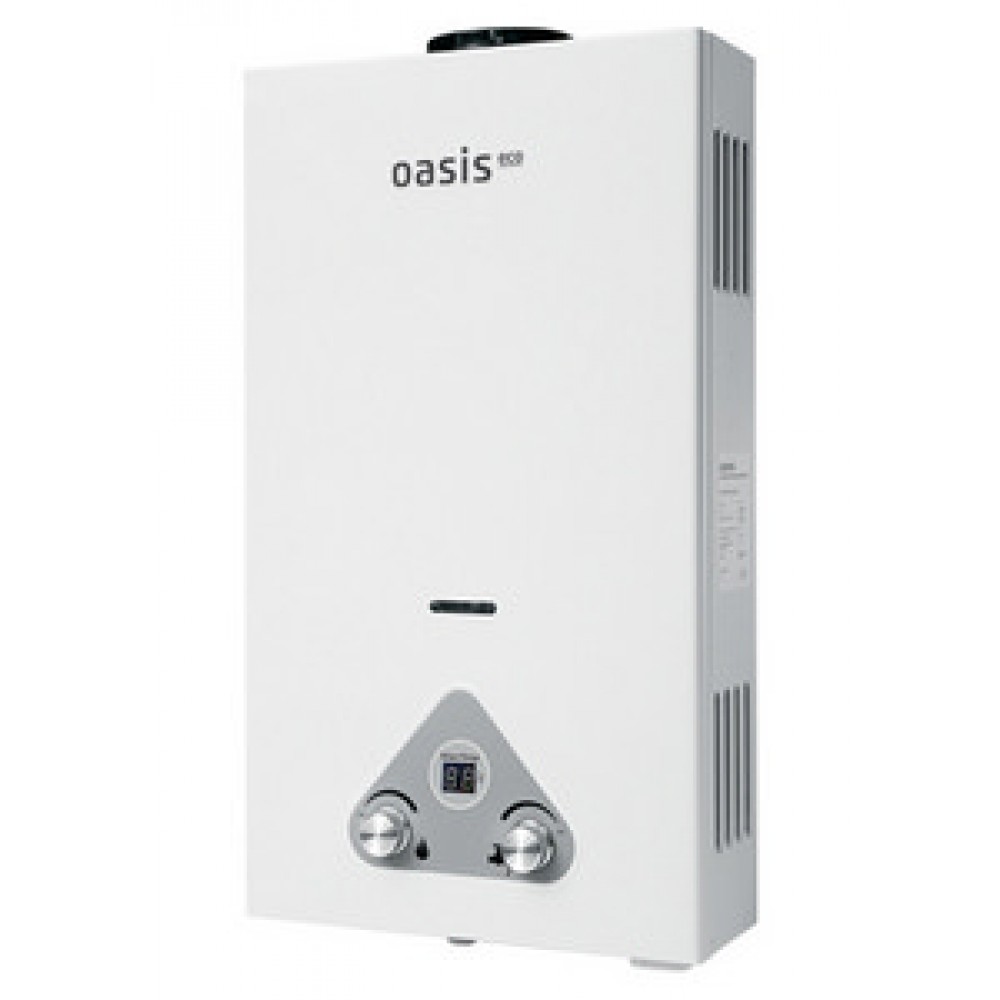Газовая колонка OASIS Eco W-20 WHITE, 10л/мин