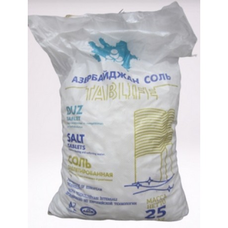Таблетированная соль TABLIFE мешок 25 кг