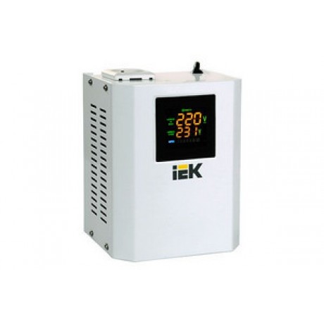 Стабилизатор напряжения IEК (0,5 кВт) электронный навесной, белый